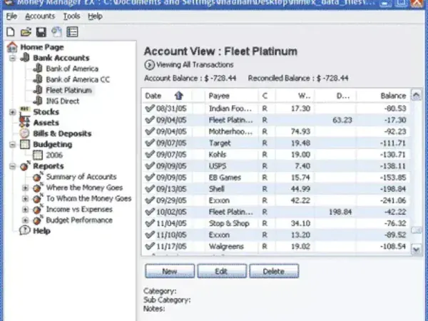 Money Manager EX Money Manager