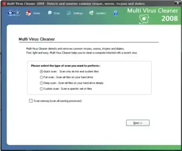 Multi Virus Cleaner - Free AntiVirus Tool