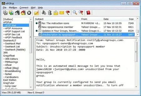 nPOPuk - Portable eMail Client