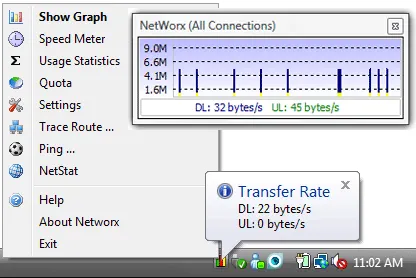 NetWorx - Portable Bandwidth and Network Monitor