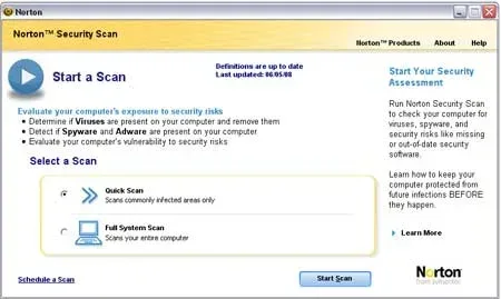 Norton Security Scan - Portable Antivirus Software