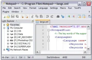 Notepad++ Code Editor for Programmers