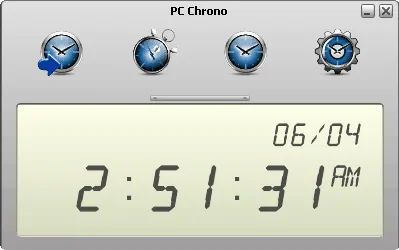 PC Chrono Clock Screenshot