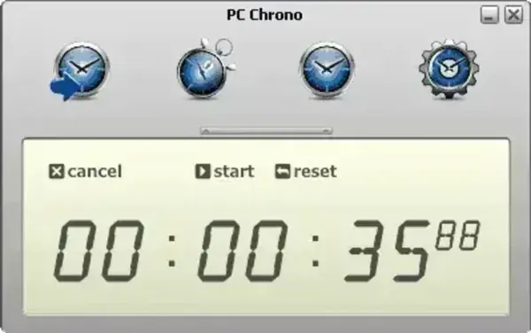 PC Chrono Stopwatch Mode