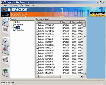 PC Inspector Portable File Recovery