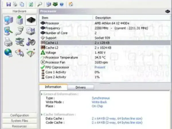 PC Wizard Screenshot