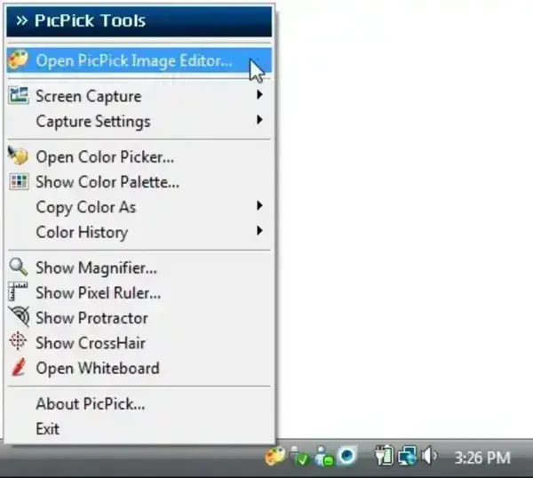 PicPick Screen Color Picker to copy colors