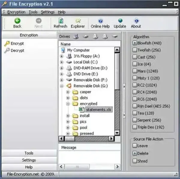 Portable File Encryption