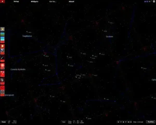 portable planetarium screenshot