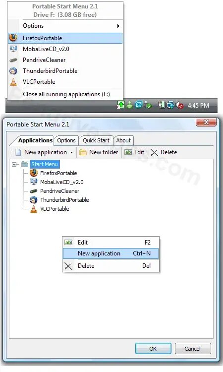 Portable Start Menu