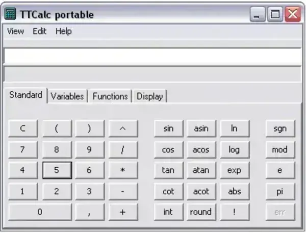TTCalc Portable Calculator