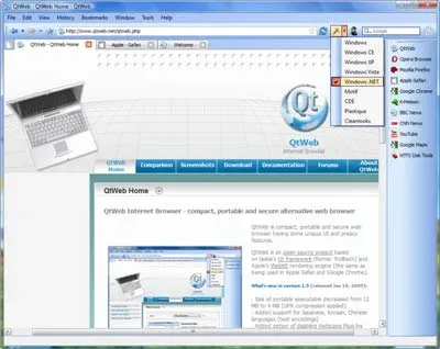 QtWeb - Portable Browser