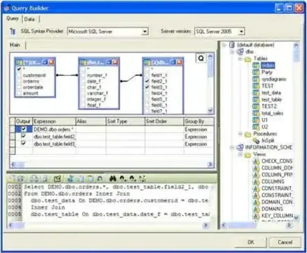 querybuider Database Browser Portable Querybuilder