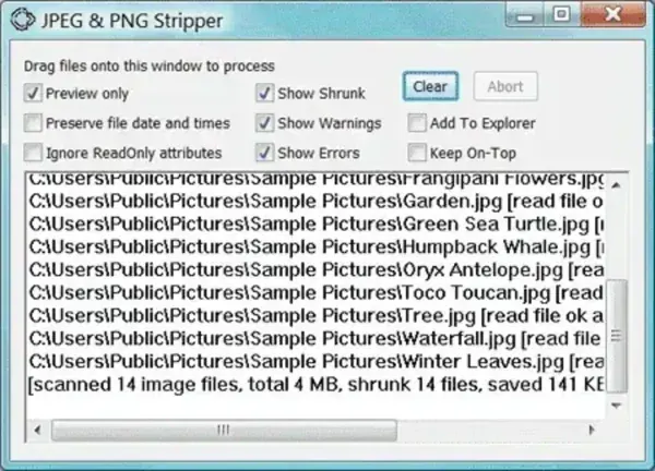 jpeg and png stripper - remove metadata