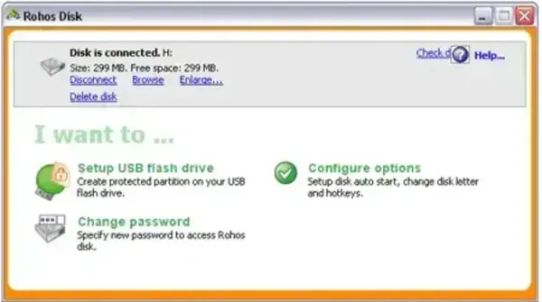 Rohos Mini Drive Disk Encryption Utility