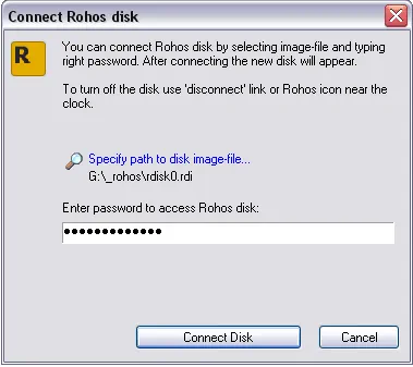 Rohos Disk Access