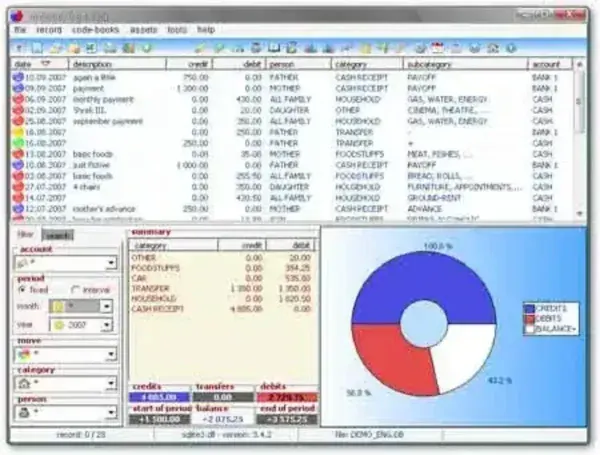 RQMoney Portable Finance Software