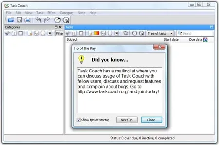 Task Coach Portable Task Manager Screenshot
