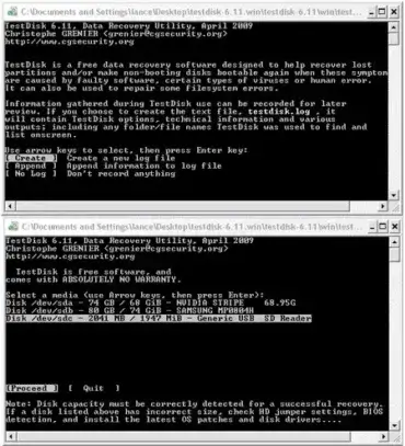 testdisk free portable data recovery