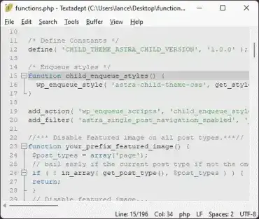 Textadept - Programmers Text Editor