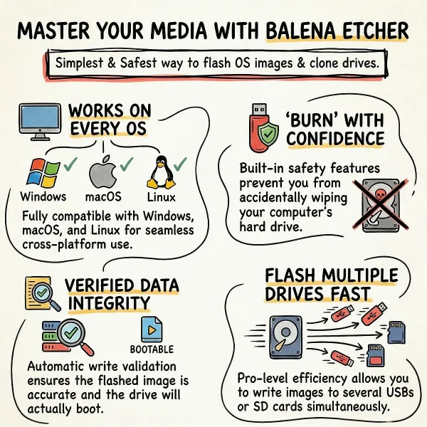 bootable usb cloning with etcher