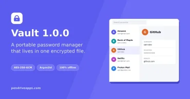 Vault - Portable Password Manager for USB Drives