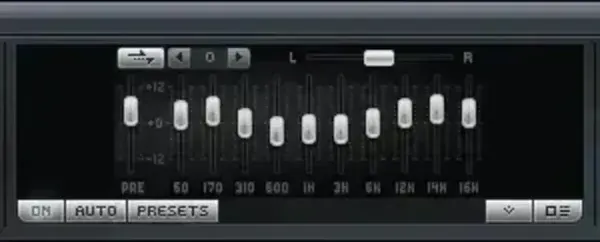 Winamp Equalizer Screenshot