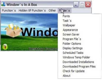 Windows in a Box Folders
