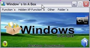 Windows in a Box Main Screen