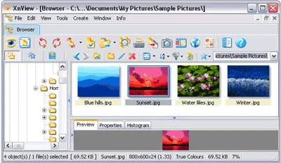 XnView running from USB XnView